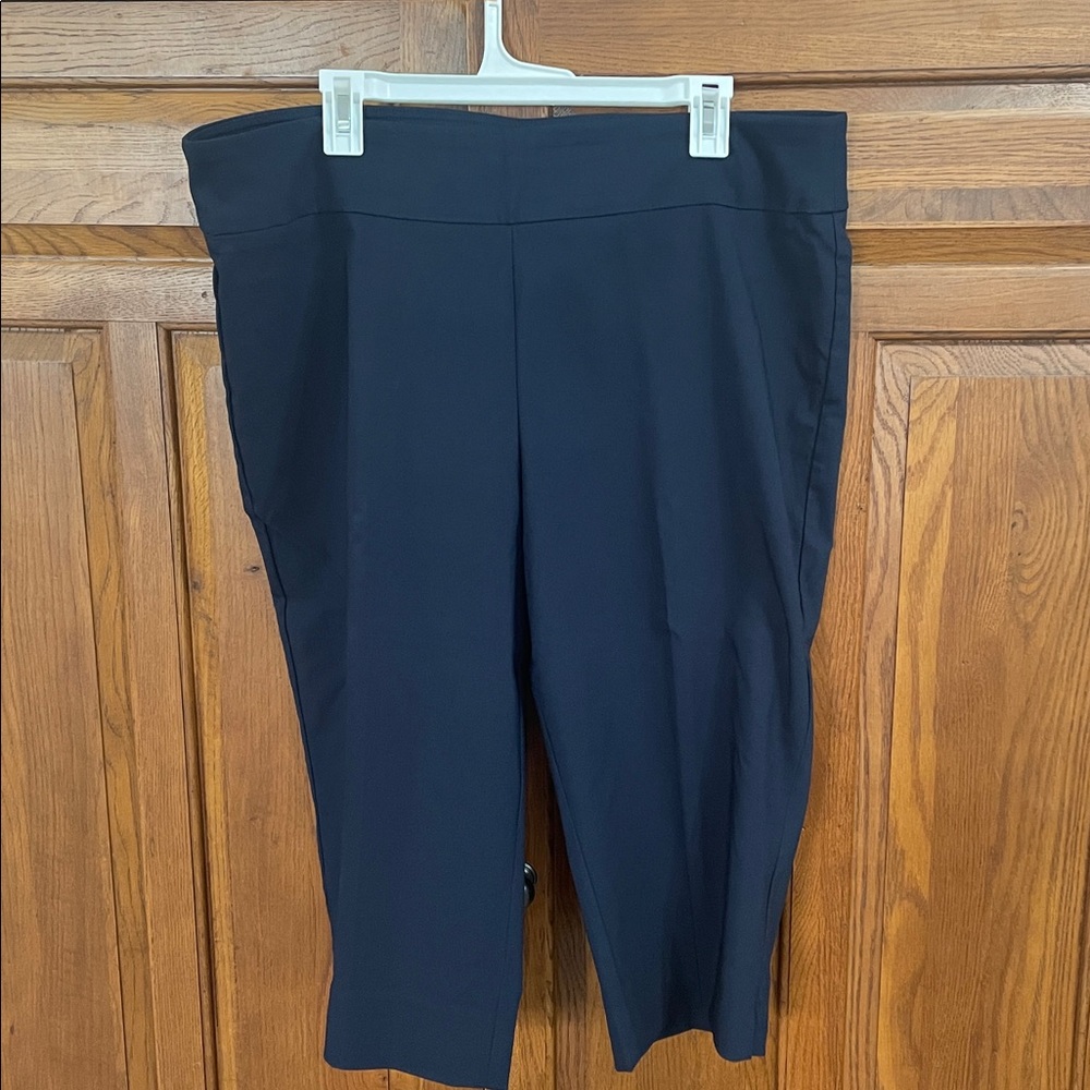 Ruby Rd Navy Stretch Dress Pants Womens Sz. 18 NWT